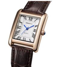 Vintage Tank Leather Quartz