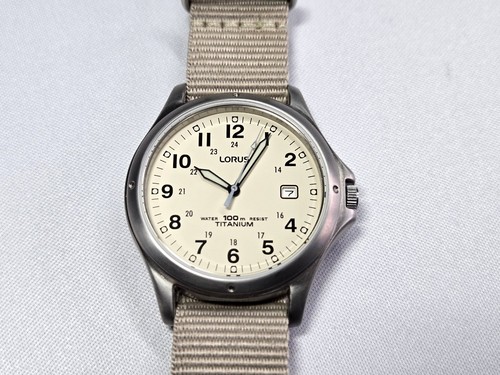 Lorus men titanium - men's, quartz